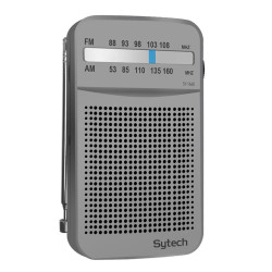 RADIO PORTATIL AM/FM SYTECH SY1660PL GRIS ALTAVOZ