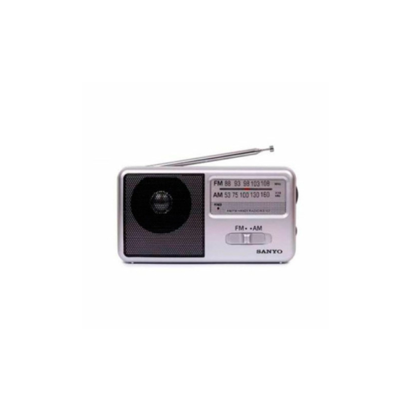 RADIO BOLSILLO AM/FM SANYO KS106 PLATA