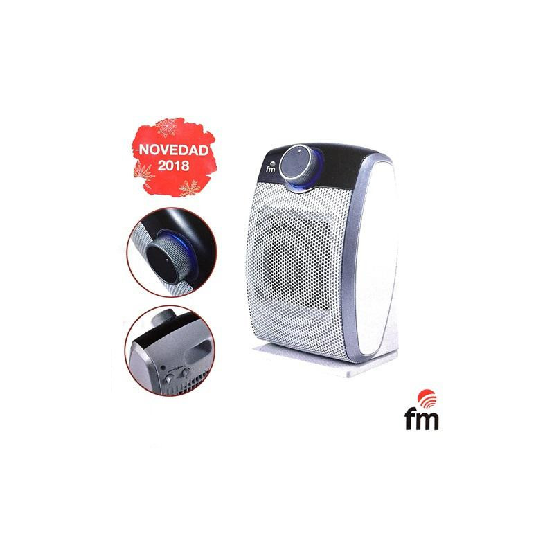 CALEFACTOR CERAMICO OSCILANTE FM TC20 1800W LED