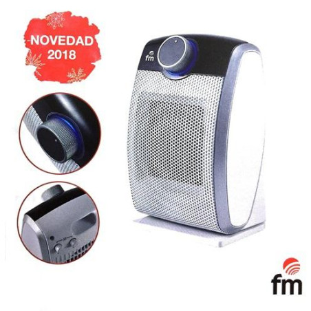 CALEFACTOR CERAMICO OSCILANTE FM TC20 1800W LED