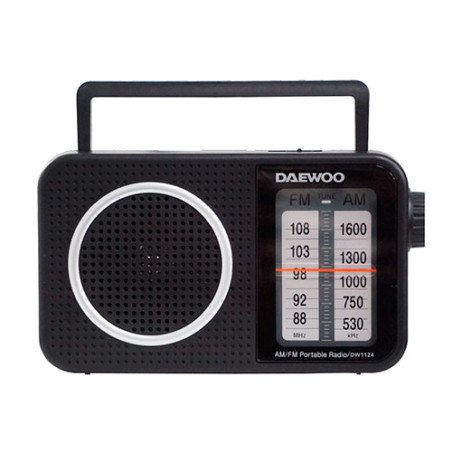 RADIO PORTATIL RED DAEWOO DW1124 AM/FM 