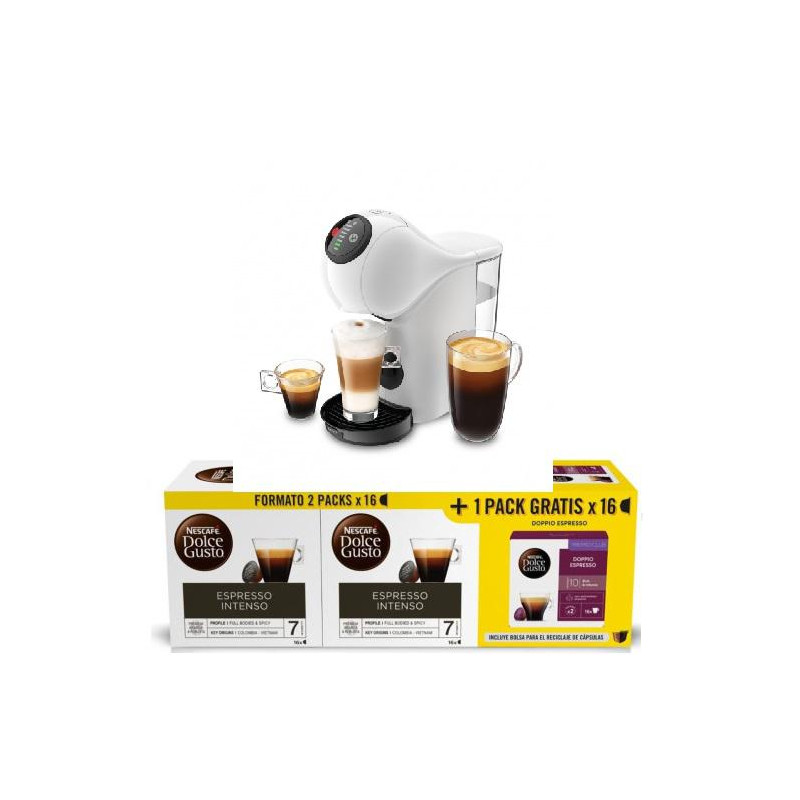 CAFETERA DOLCE GUSTO KRUP KP2431BLANCA GENIOS AUTO