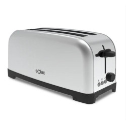 TOSTADOR AUTOMATICO DOBLE SOLAC YE-YE INOX 1400W