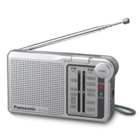RADIO PORTATIL AM/FM PANASONIC RFP150 GRIS ALTAVOZ