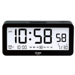 Reloj Despertador Digital ELCO ED25 NEGRO