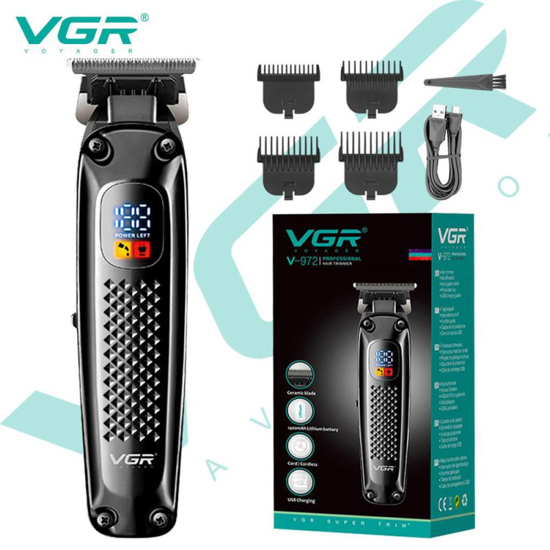 CORTAPELOS RECARGABLE NVGR V972