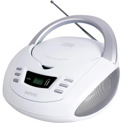 RADIO CD MP3 USB DENVER TCU211 WHITE