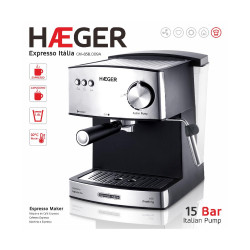 CAFETERA EXPRESO HAEGER CM85B009A  15BAR