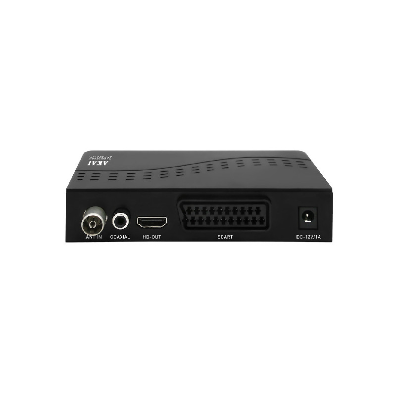 Akai ZAP26510K_L Decodificador TDT DVB-T2 H.265 FullHD Negro